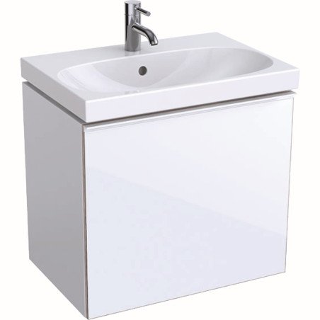 Spintelė praustuvui Geberit Acanto, 60 cm siauresnė, Balta 1