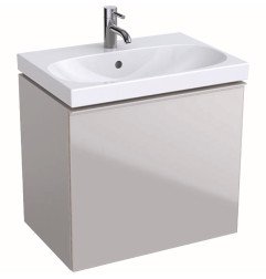 Spintelė praustuvui Geberit Acanto, 60 cm siauresnė, Smėlio pilkumo 1
