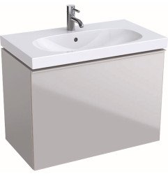 Spintelė praustuvui Geberit Acanto, 75 cm siauresnė, Smėlio pilkumo 1