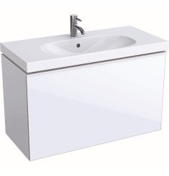 Spintelė praustuvui Geberit Acanto, 90 cm siauresnė, Balta 1