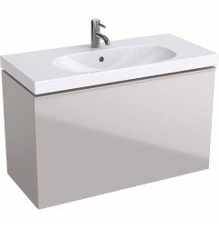 Spintelė praustuvui Geberit Acanto, 90 cm siauresnė, Smėlio pilkumo 1