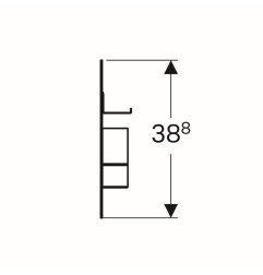 Magnetinė lenta su daiktadėžėmis Geberit, Juoda/Lava 4