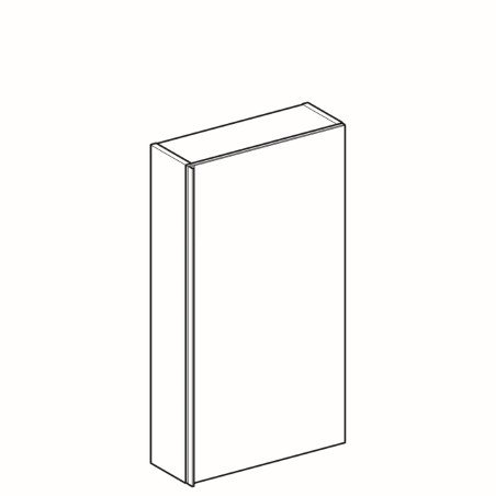 Ūkinė spintelė Geberit Acanto, viršutinė, Lava