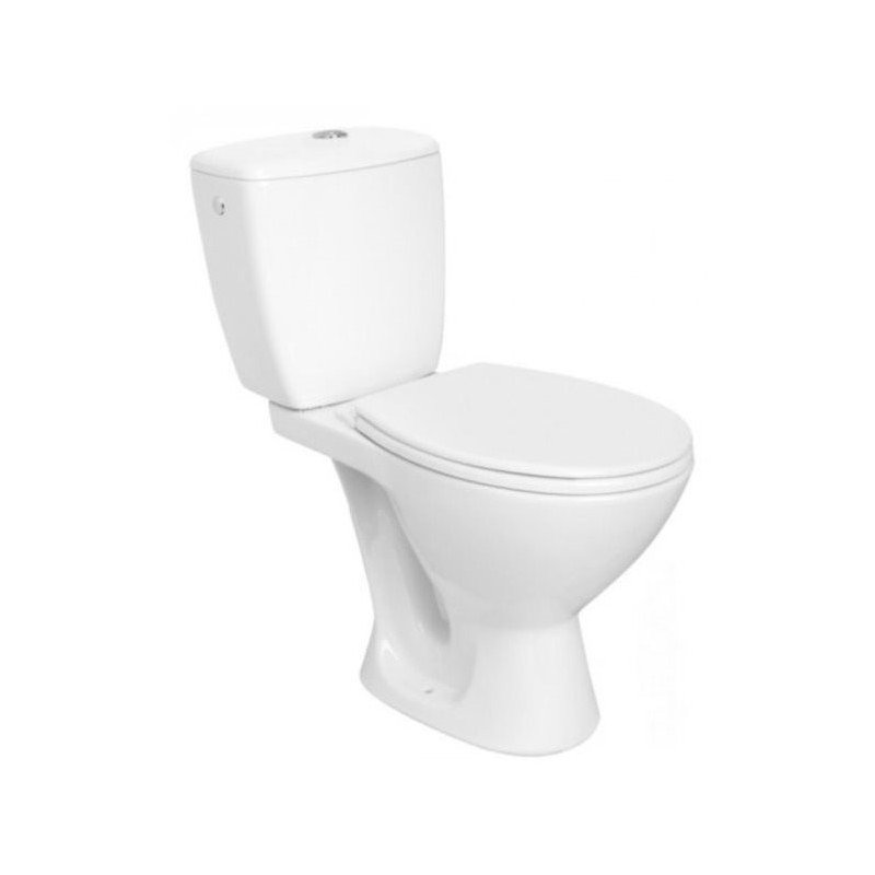 Pastatomas WC Cersanit, Kaskada su dangčiu, vertikalus pajungimas