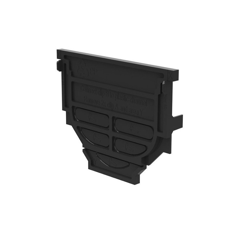 Galinė sienelė lauko latakui ACO Hexaline