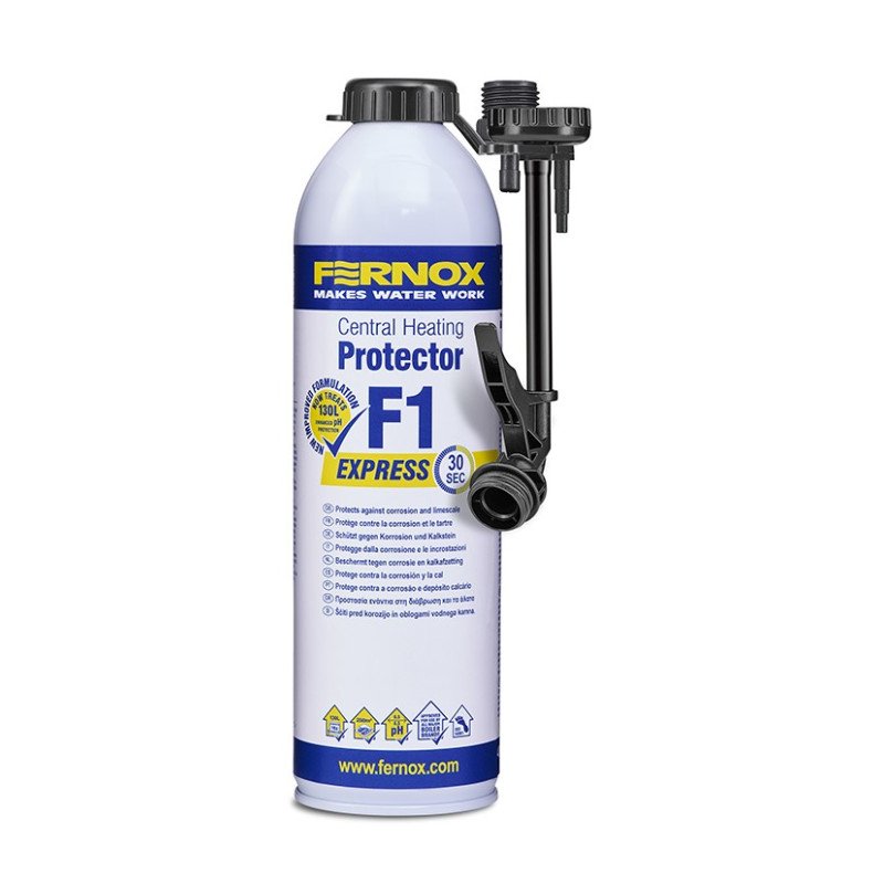 Inhibitorius šildymo sistemai FERNOX, Protector F1 Express (aerozolis) nuo korozijos, 400ml