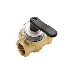 Rotacinis vožtuvas DANFOSS, bronzinis, trišakis, HRB 3,d20 Kvs6.3 1
