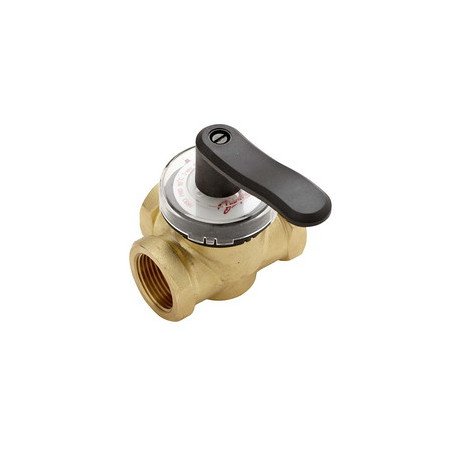 Rotacinis vožtuvas DANFOSS, bronzinis, trišakis, HRB 3,d20 Kvs6.3 1