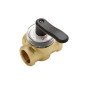 Rotacinis vožtuvas DANFOSS, bronzinis, trišakis, HRB 3, d25 Kvs10