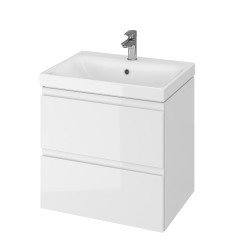 Vonios spintelė Cersanit, MODUO 60 su praustuvu, balta 1