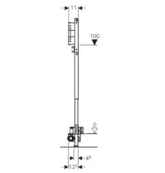 Rėmas dušo latakui GEBERIT, Duofix ShowerDrain H130 3