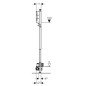 Rėmas dušo latakui GEBERIT, Duofix ShowerDrain H130
