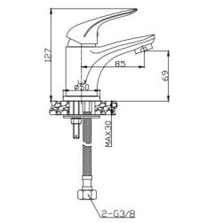 Maišytuvas praustuvo S-Line Pro 5