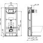 WC rėmo komplektas Ideal Standard ProSys, su WC Tesi Aquablade ir soft-close dangčiu WC rėmo komplektas Ideal Standard ProSys, su WC Tesi Aquablade ir soft-close dangčiu