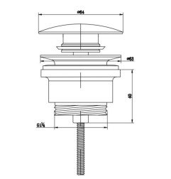 Praustuvo sifono vožtuvas Multi, Multi 5/4