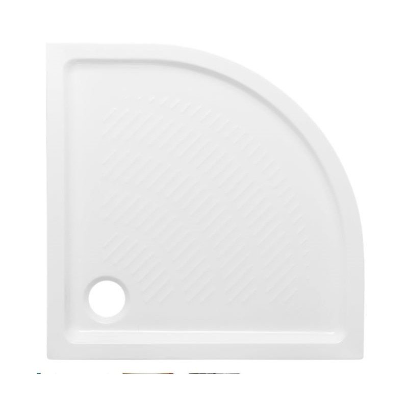 Akrilinis dušo padėklas S-LINE, be sifonų, 80x80cm.