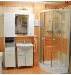 Akrilinis dušo padėklas S-LINE, be sifonų, 80x80cm. 3