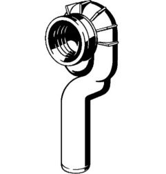 Sifonas pisuaro VIEGA, išbėgimas į grindis d50