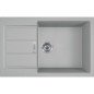 Tectonite plautuvė Franke, Sirius S2D 611-78 XL su užkemšamu ventiliumi, Urban Grey Tectonite plautuvė Franke, Sirius S2D 611-78 XL su užkemšamu ventiliumi, Urban Grey