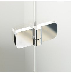 Berėmės dušo durys Ravak Brilliant, BSD2-100 A-R chromas+stiklas Transparent (990-1005)