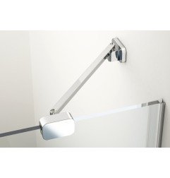 Berėmės dušo durys Ravak Brilliant, BSD2-100 A-R chromas+stiklas Transparent (990-1005) 5