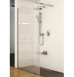 Dušo kabina Ravak Walk-in Wall, bright alu+Transparent, 100x200 cm