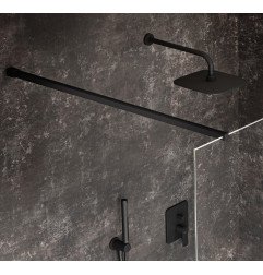 Dušo kabina Ravak Walk-in Wall, Juoda+Transparent, 120x200 cm 3