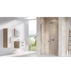 Varstomos dušo durys Ravak Chrome, CSDL2-110, blizgi+stiklas Transparent
