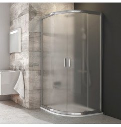 Pusapvalė dušo kabina Ravak Blix, BLCP4-90, blizgi+stiklas Grape 1