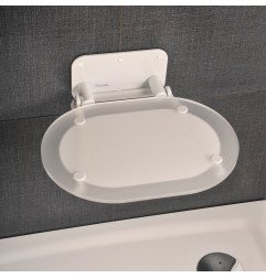 Dušo sėdynė Ravak, Chrome, skaidri/balta 1