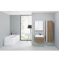 Asimetrinė vonia Ravak 10°, 160x95, dešininė 5