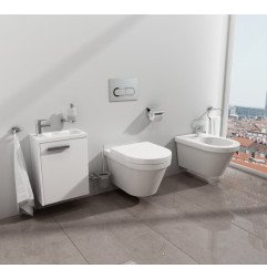 Praustuvo spintelės Ravak SD Chrome 400 korpusas, balta, rankena 152 mm, chromas 5