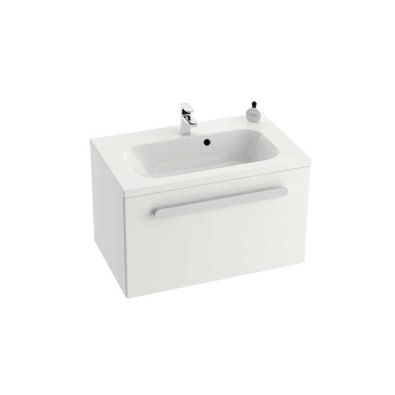 Praustuvo spintelė Ravak SD Chrome, 80 cm balta/balta