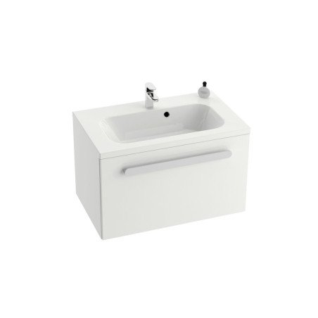 Praustuvo spintelė Ravak SD Chrome, 80 cm balta/balta 1