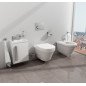 WC klavišas Ravak, Chrome baltas