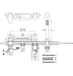 Vonios krašto maišytuvas Ravak Chrome, CR 025.00 Chrome 5