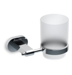 Laikiklis Ravak Chrome, CR 210.00 su stikline 1