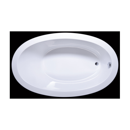 Akmens masės vonia Vispool Solare, 177x107 ovali balta