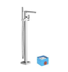 Grindinis vonios maišytuvas Ravak Chrome, CR 080.00, chromas 1