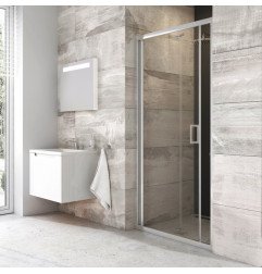 Sulenkiamos dušo durys Ravak Blix, BLDZ2-90 bright alu+Transparent 1