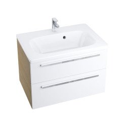 Spintelė po praustuvu Ravak SD Chrome II, 60 cm capuccino/balta 1