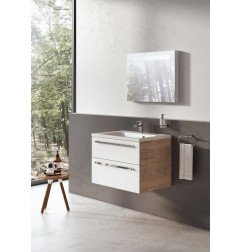 Spintelė po praustuvu Ravak SD Chrome II, 60 cm capuccino/balta