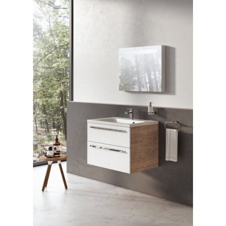 Spintelė po praustuvu Ravak SD Chrome II, 60 cm capuccino/balta