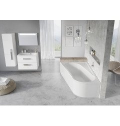 Asimetrinė vonia Ravak Chrome, 170x105, kairinė 3