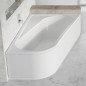 Asimetrinė vonia Ravak Chrome, 170x105, dešininė Asimetrinė vonia Ravak Chrome, 170x105, dešininė