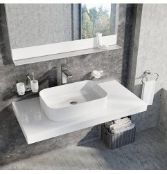 Keraminis pastatomas praustuvas Ravak Ceramic, Slim R 55 cm 4