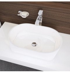 Lietas pastatomas praustuvas Ravak Solo, 580x400 baltas