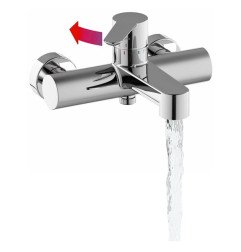 Sieninis vonios maišytuvas Ravak Puri, PU 022.00/150 chromas 3