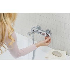 Sieninis vonios maišytuvas Ravak 10° Free, TD F 022.00/150 chromas 3