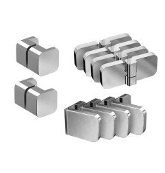 Montavimo rinkinys dušo kabinoms ir sienelėms Ravak Brilliant ir Walk-In, B SET, BSRV4, BSKK4-80, 90 chromas 1